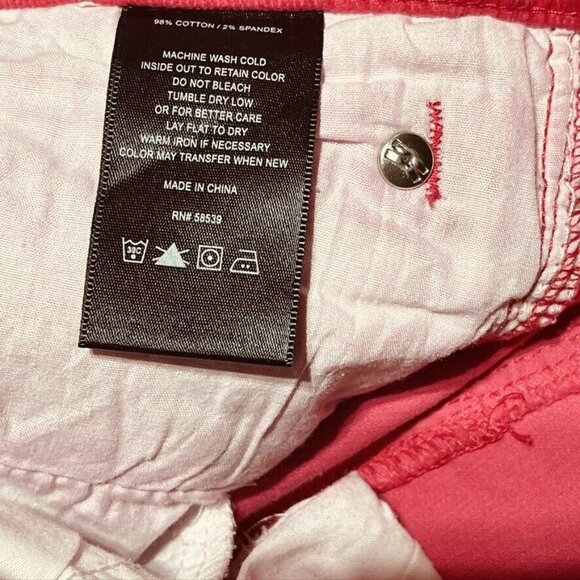 KUT from the Kloth Womens Red Corduroy Pants - Picture 9 of 12